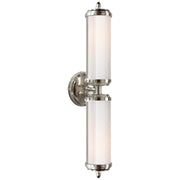 Merchant Double 2-Light Bath Vanity Light in Chrome