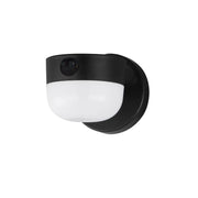 Michelle LED Outdoor Security Wall Sconce in White / Black