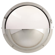 Pelham Moon Outdoor Wall Sconce in Polished Nickel