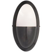 Pelham Oval Outdoor Wall Sconce in Bronze