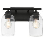 Wallinger 2 Light Vanity in Matte Black