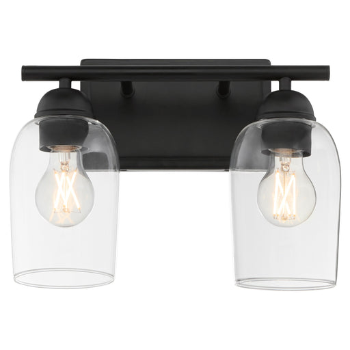 Wallinger 2 Light Vanity in Matte Black