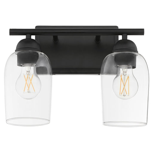 Wallinger 2 Light Vanity in Matte Black