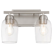 Wallinger 2 Light Vanity in Satin Nickel