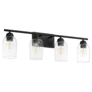Wallinger 4 Light Vanity in Matte Black