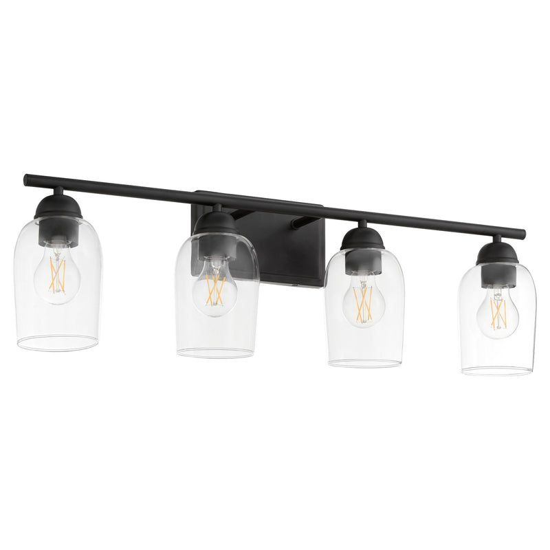 Wallinger 4 Light Vanity in Matte Black