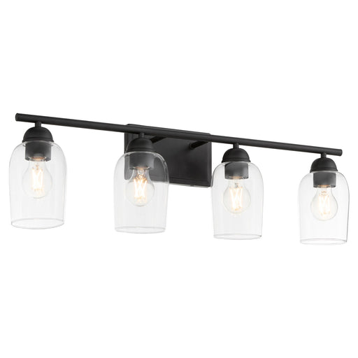Wallinger 4 Light Vanity in Matte Black