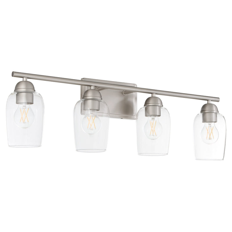 Wallinger 4 Light Vanity in Satin Nickel