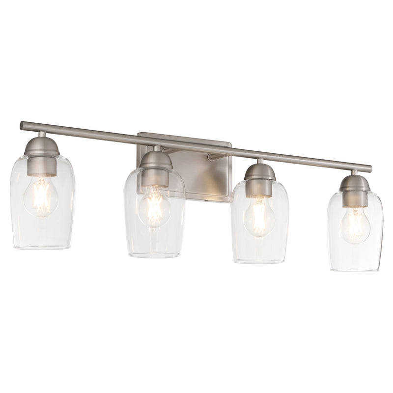 Wallinger 4 Light Vanity in Satin Nickel