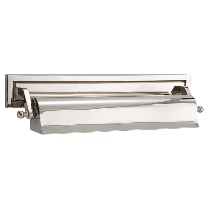 Library 16" 2-Light Picture Light in Polished Nickel