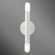 Copenhagen 2-Light ADA Wall Sconce in White