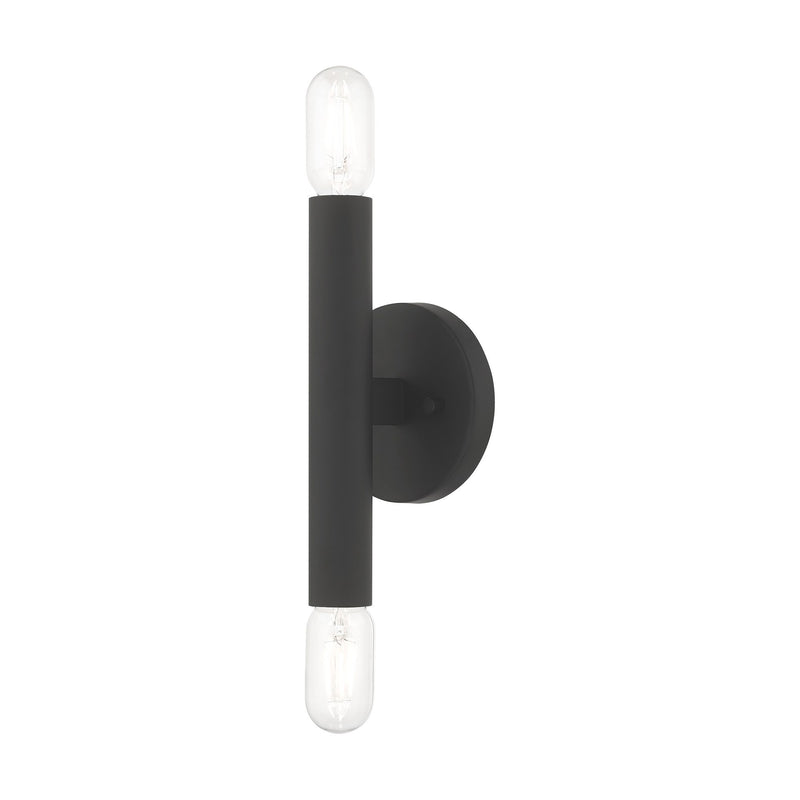 Copenhagen 2-Light ADA Wall Sconce in Black