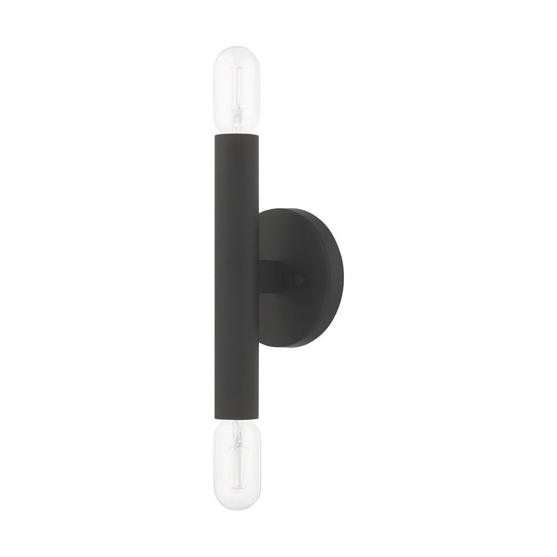 Copenhagen 2-Light ADA Wall Sconce in Black