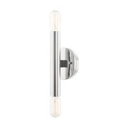 Copenhagen 2-Light ADA Wall Sconce in Polished Chrome