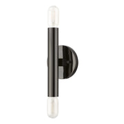 Copenhagen 2-Light ADA Wall Sconce in Black Chrome