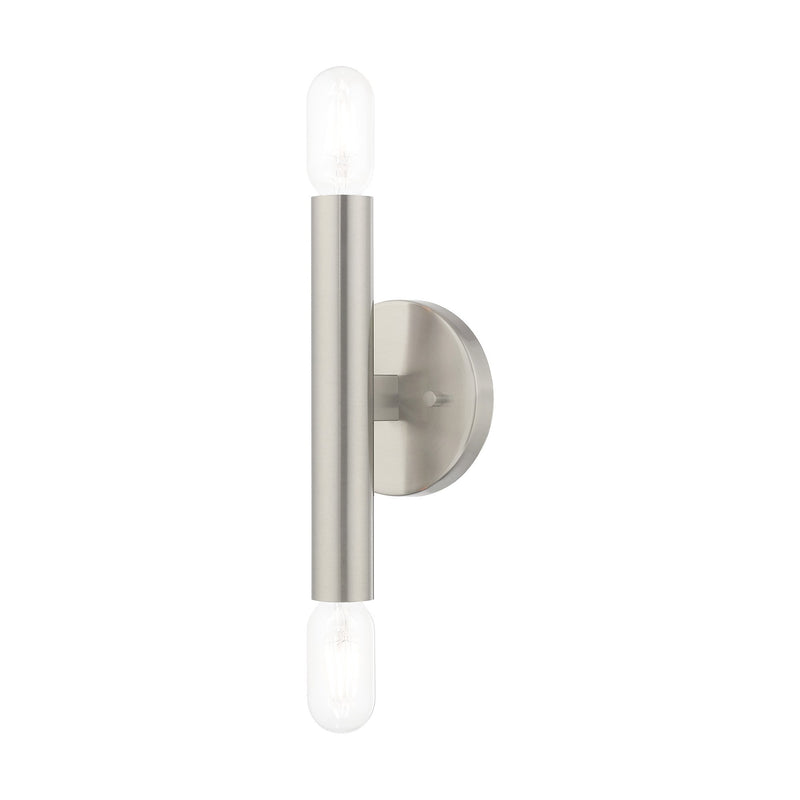 Copenhagen 2-Light ADA Wall Sconce in Brushed Nickel