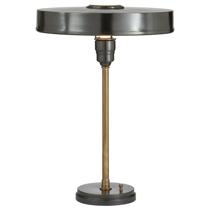 Carlo Table Lamp in Bronze with Antique Brass