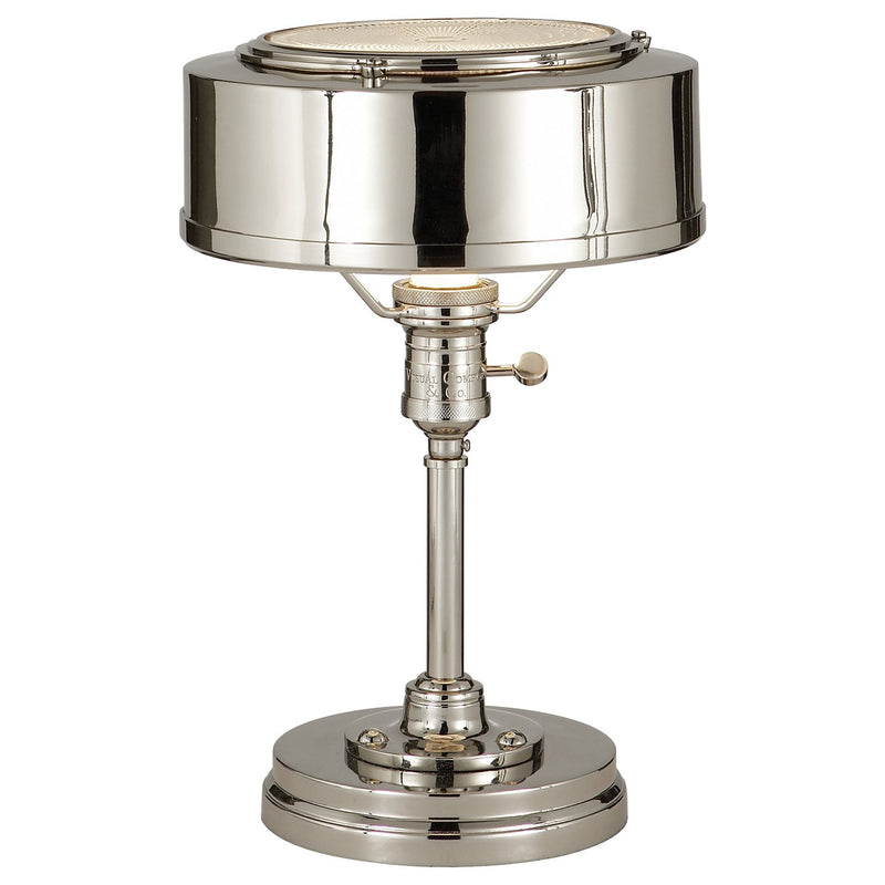 Henley Desk Lamp in Polished Nickel