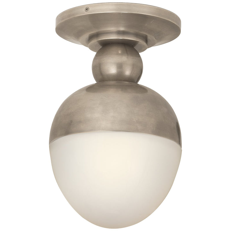 Clark Semi-Flush Mount in Antique Nickel