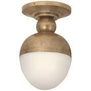 Clark Semi-Flush Mount in Hand-Rubbed Antique Brass