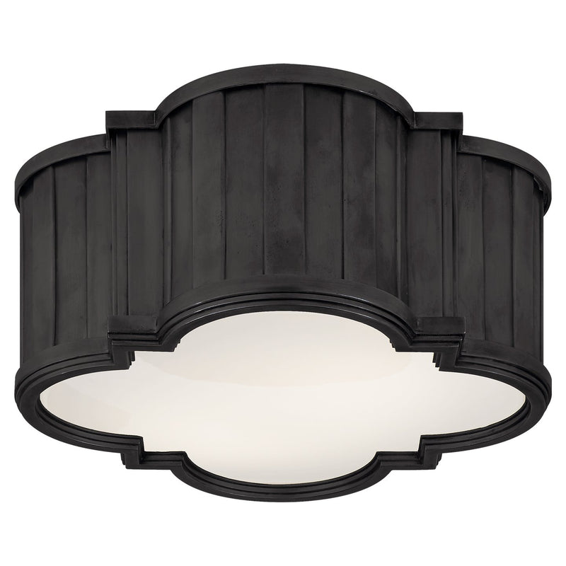 Tilden Small 2-Light Flush Mount in Bronze