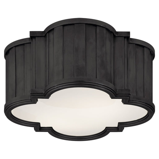 Tilden Small 2-Light Flush Mount in Bronze