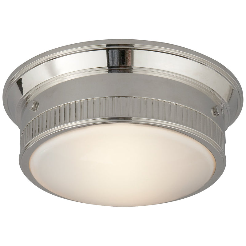 Calliope Marine 2-Light Flush Mount in Polished Nickel
