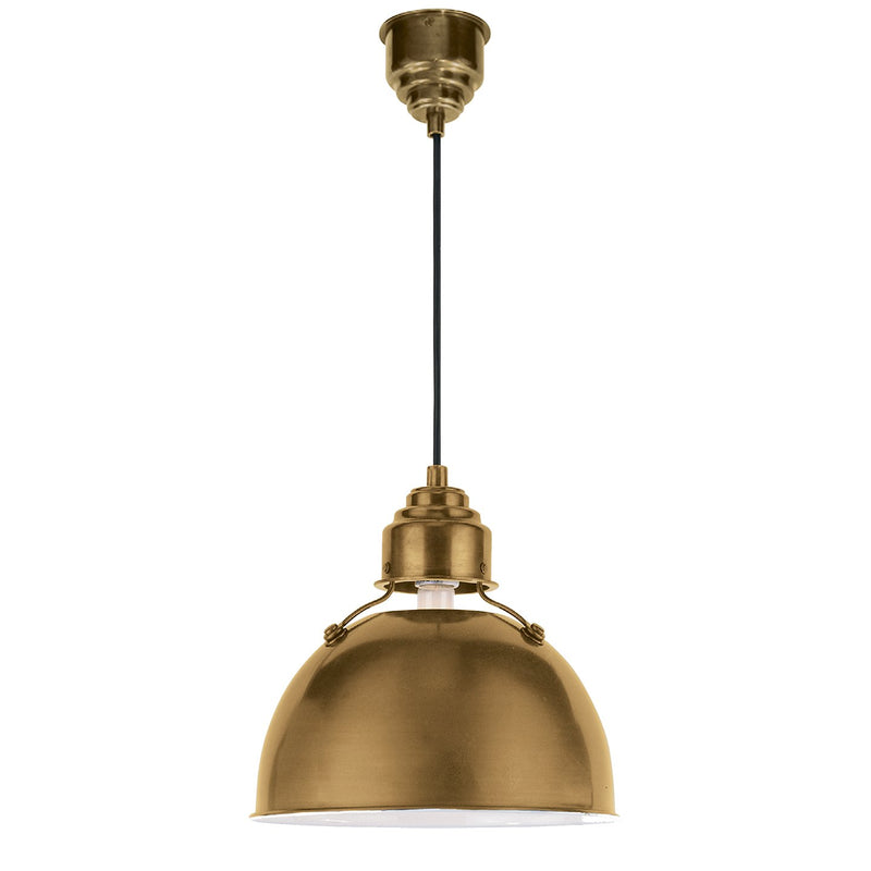 Eugene Small Pendant in Hand-Rubbed Antique Brass