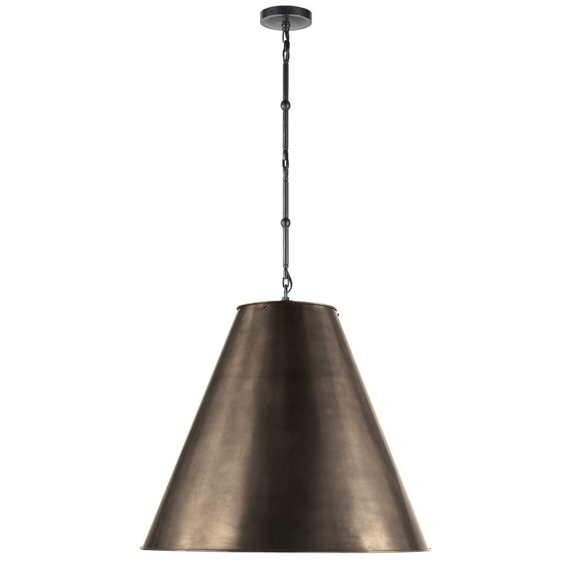 Goodman Large 2-Light Pendant in Bronze
