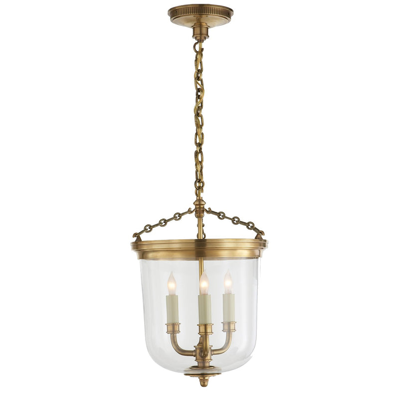 Merchant 3-Light Lantern Pendant in Hand-Rubbed Antique Brass