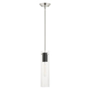 Beckett Pendant in Brushed Nickel & Black