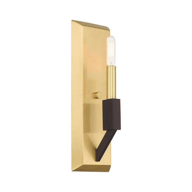 Beckett ADA Wall Sconce in Satin Brass & Bronze