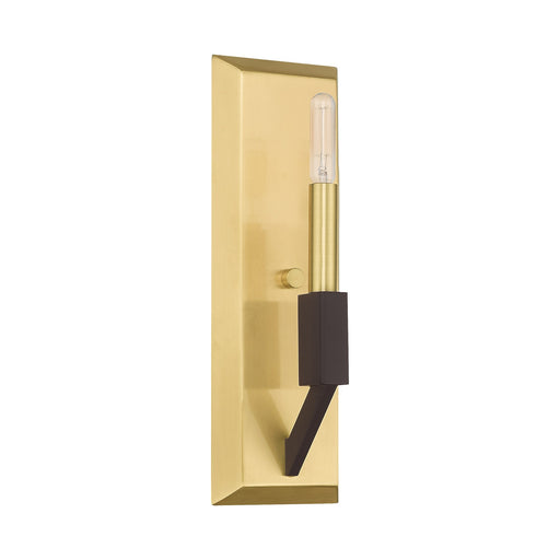Beckett ADA Wall Sconce in Satin Brass & Bronze