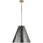 Goodman Medium Pendant in Hand-Rubbed Antique Brass