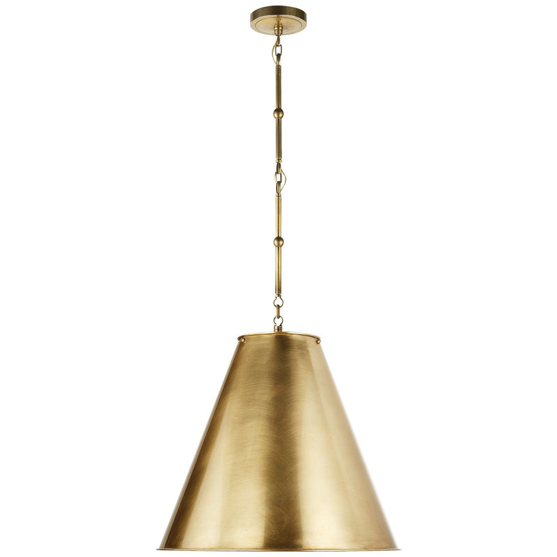 Goodman Medium Pendant in Hand-Rubbed Antique Brass