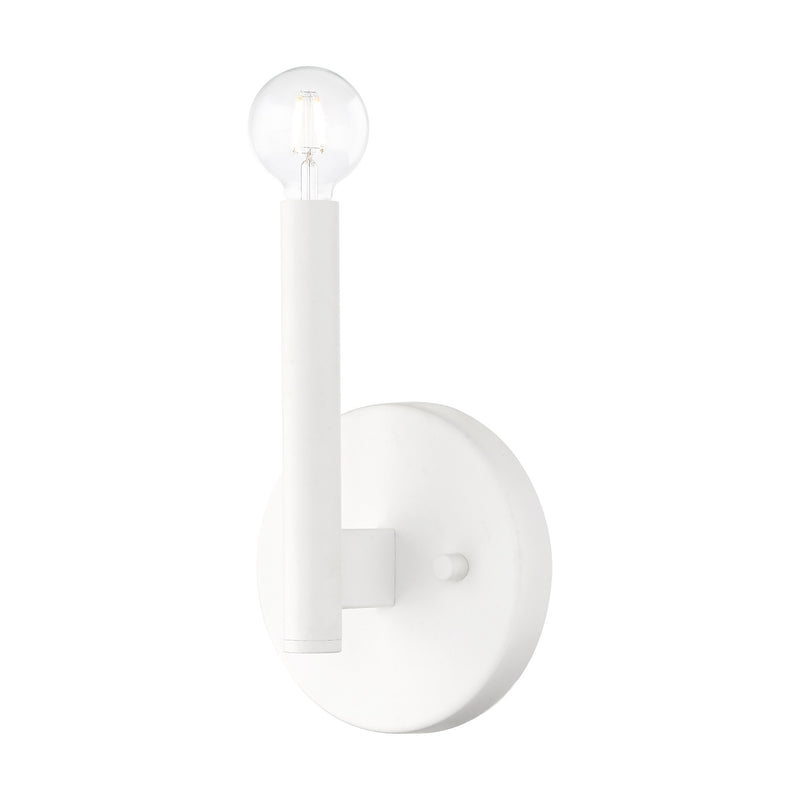 Copenhagen Candelabra ADA Wall Sconce in White