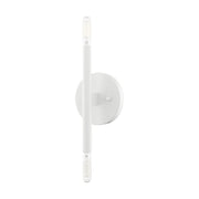 Copenhagen 2-Light Candelabra ADA Wall Sconce in White