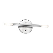 Copenhagen 2-Light Candelabra ADA Wall Sconce in Polished Chrome