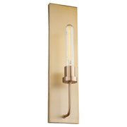 Sheridan 1 Light Wall Sconce in Aged Brass