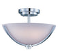 Rocco Three Light Semi-Flush Mount in Polished Chrome