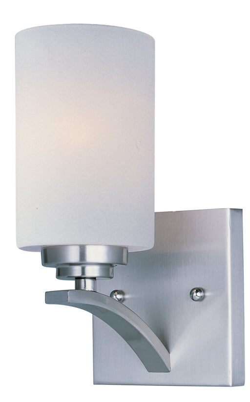 Deven One Light Wall Sconce in Satin Nickel