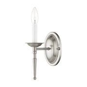 Williamsburgh Small Wall Sconce in Brushed Nickel
