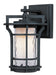 Oakville One Light Outdoor Wall Lantern in Black Oxide