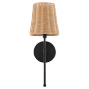Fairview 1 Light Wall Sconce in Matte Black