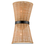 Fairview 2 Light Wall Sconce in Matte Black
