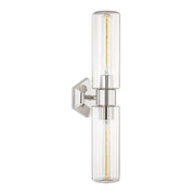 Roebling 2-Light Bath Vanity Light in Polished Nickel