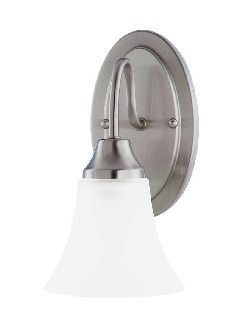 Holman Bath Sconce in Brushed Nickel