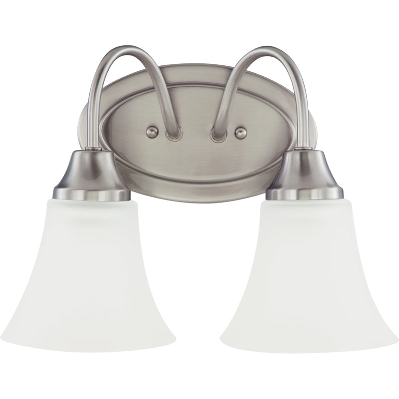 Holman Two Light Wall / Bath in Brushed Nickel