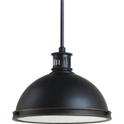 Pratt Street Metal 2-Light Pendant in Autumn Bronze