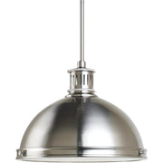 Pratt Street Metal 2-Light Pendant in Brushed Nickel